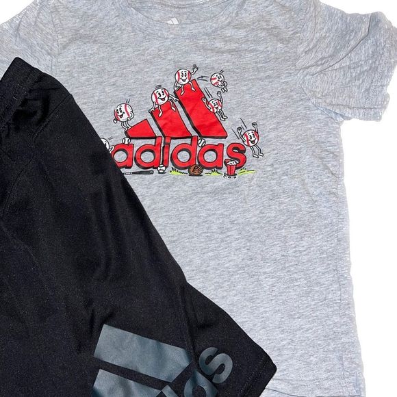 adidas Other - Boys Adidas Baseball Tee/Short Set Size 6